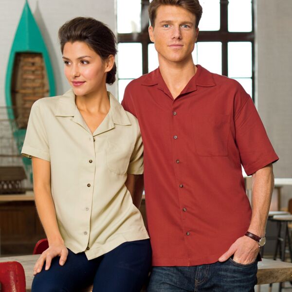 UltraClub Ladies' Cabana Breeze Camp Shirt Thumbnail