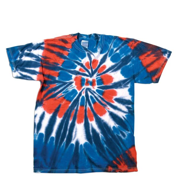 Dyenomite Adult Rainbow Cut Spiral Tee Thumbnail