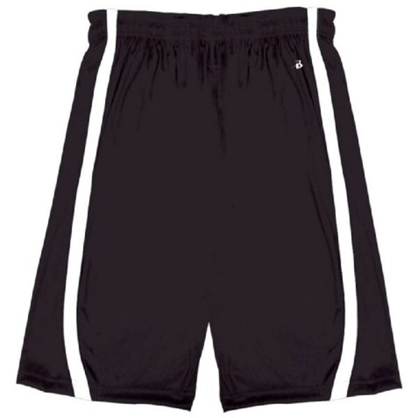 Youth B-Slam Reversible 6" Short With Contrast Side Panel Trim. Thumbnail