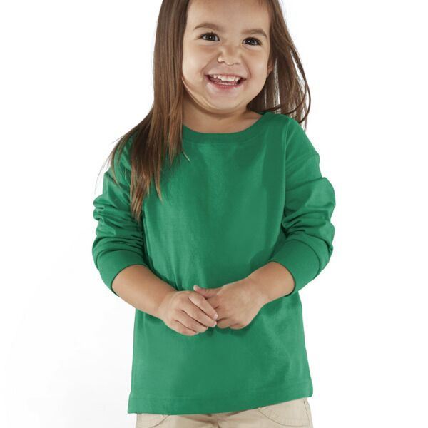 Toddler Fine Jersey Long Sleeve T-Shirt Thumbnail