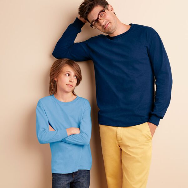Youth Heavy Cotton Long Sleeve T-Shirt Thumbnail